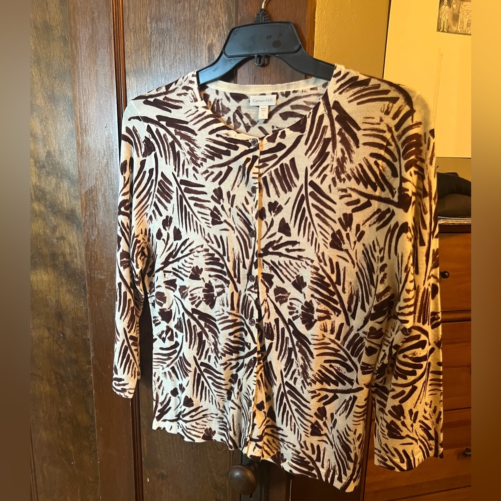 Merino wool cardigan